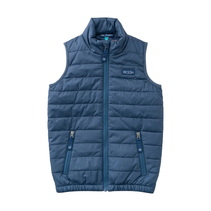 Boys Puffer Vest | Dark Denim