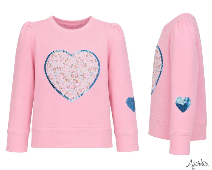 Sequin Applique Stay Sweet Pink Holly