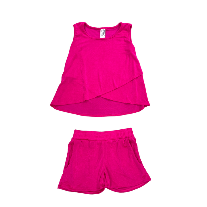 Slinky Knit Tank and Short Separates - Magenta