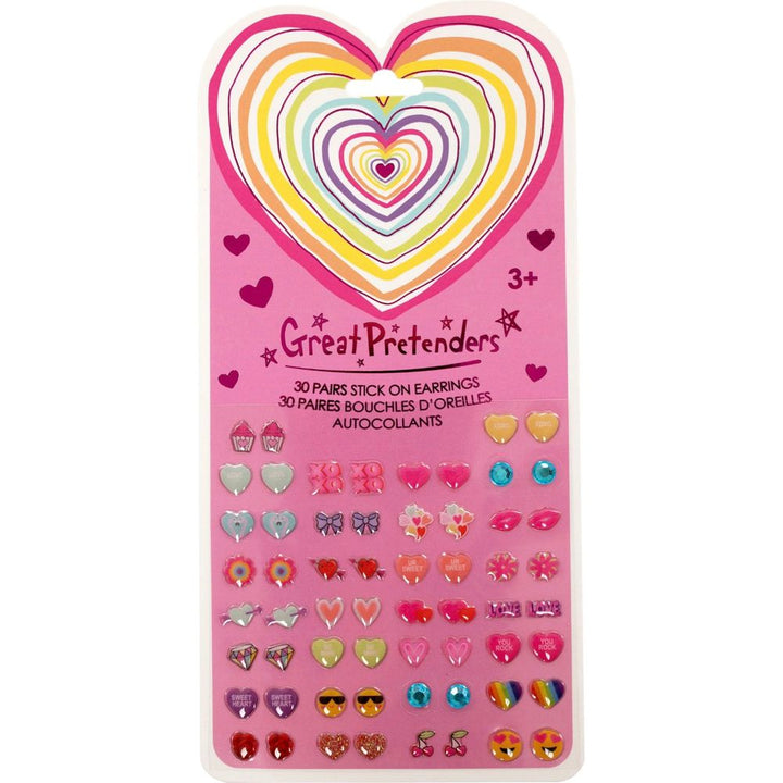 Great Pretenders Heart Sticker Earrings