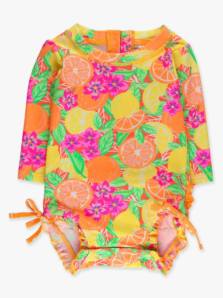 Neon Ocean Squeeze the Day One-Piece Rashguard