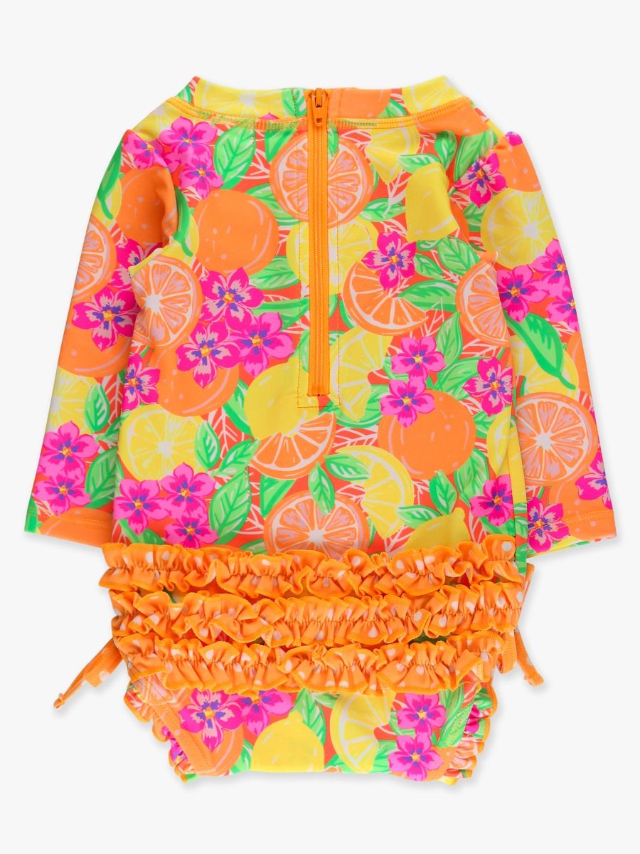 Neon Ocean Squeeze the Day One-Piece Rashguard