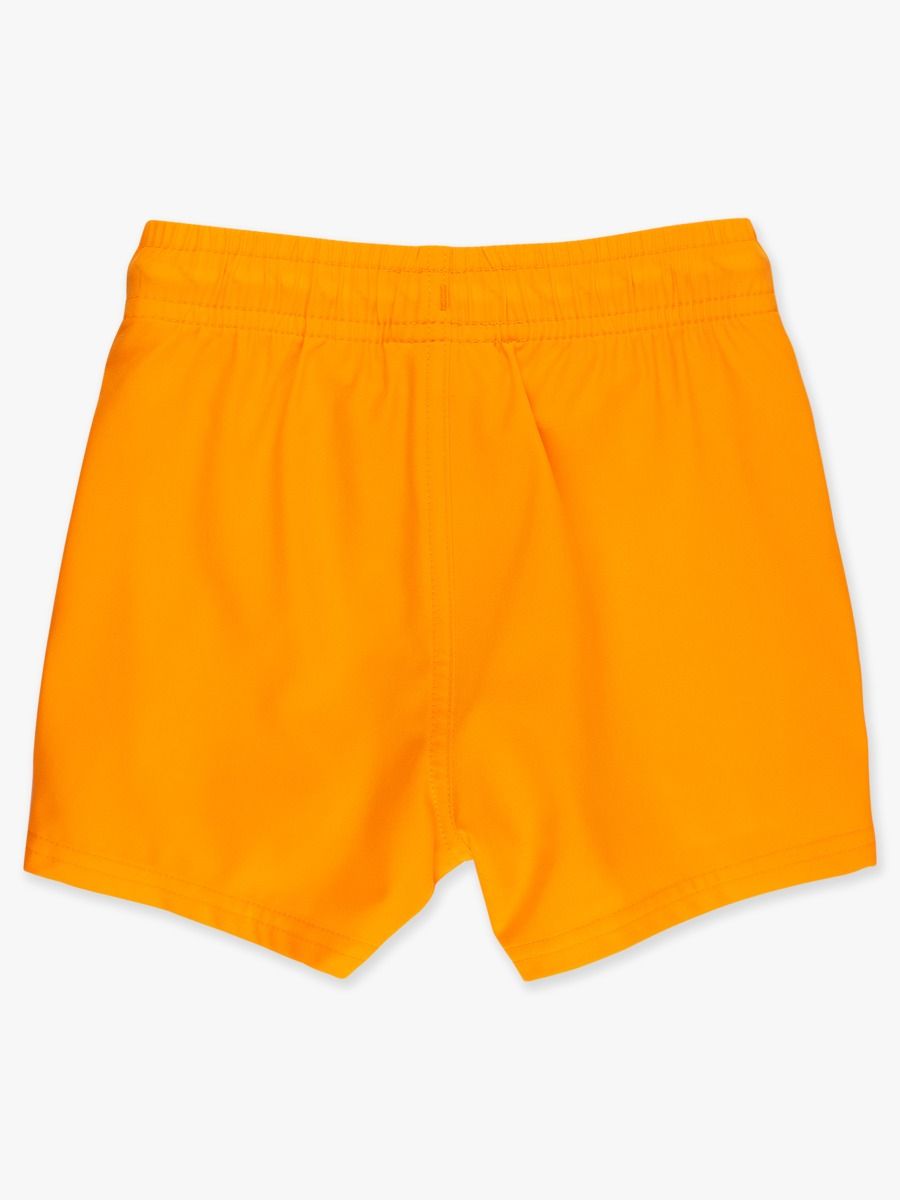 Neon Orange Performance Swim Trunks