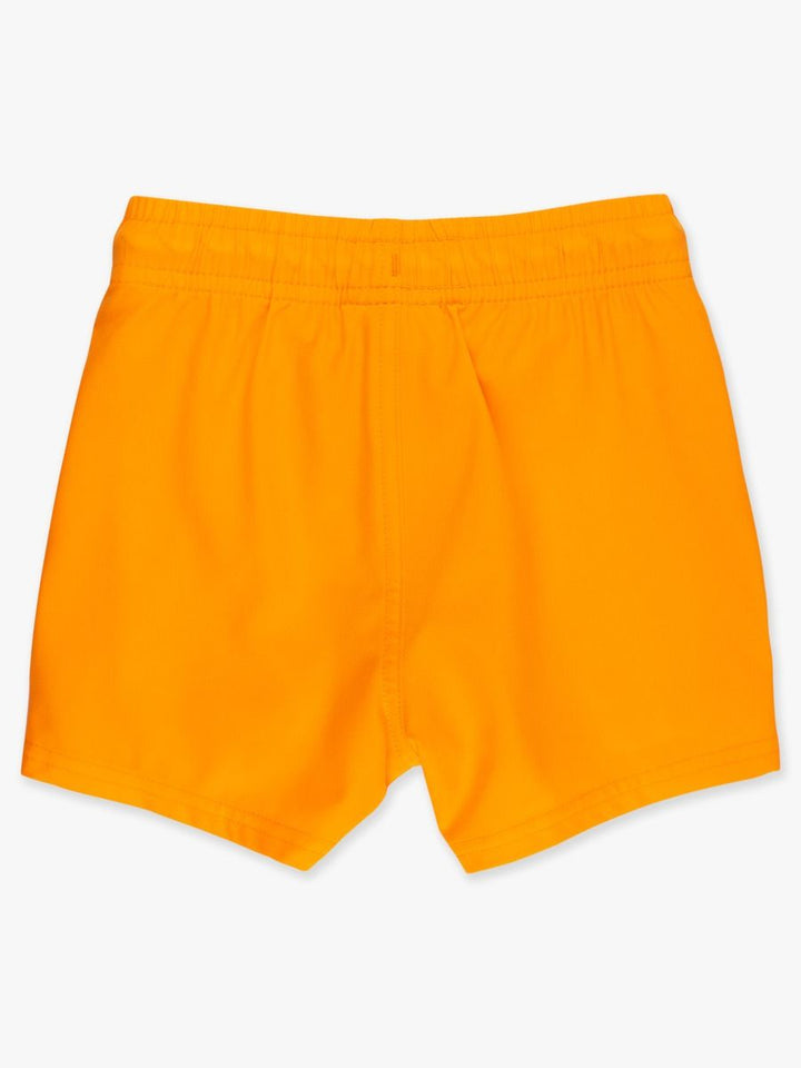 Neon Orange Performance Swim Trunks