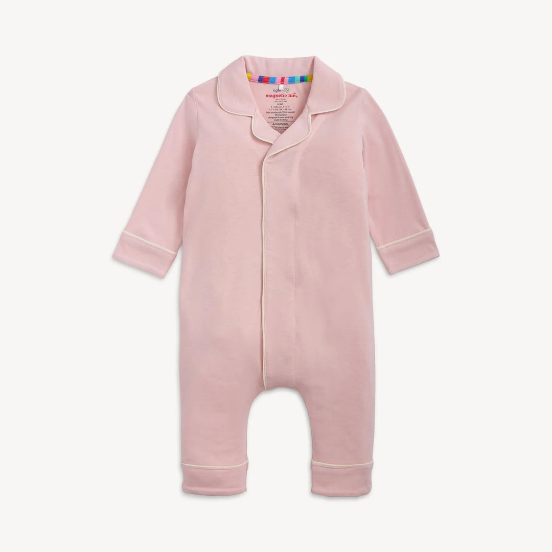 Magnetic Classic with a Twist Coverall | Blush Pink