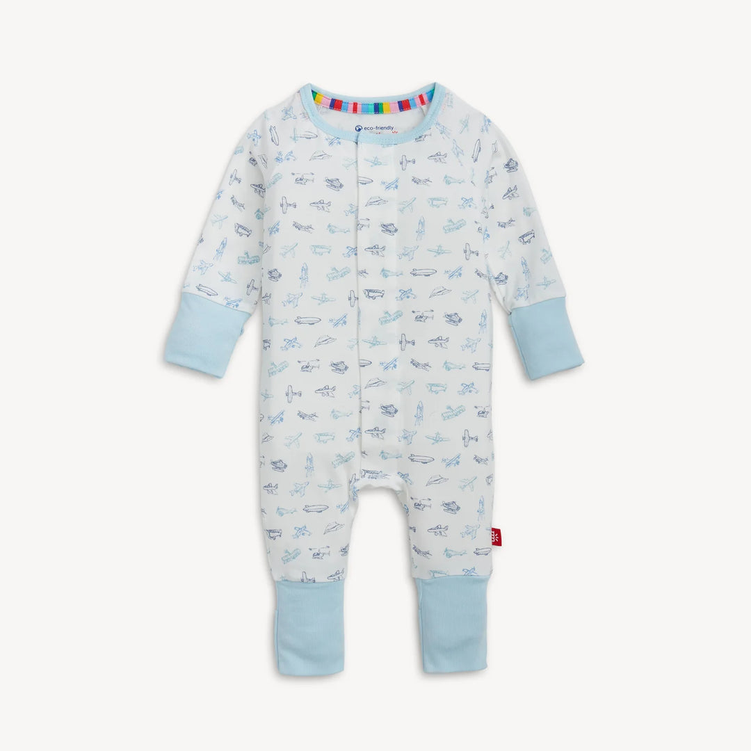 Magnetic Convertible Coverall | Airplanes