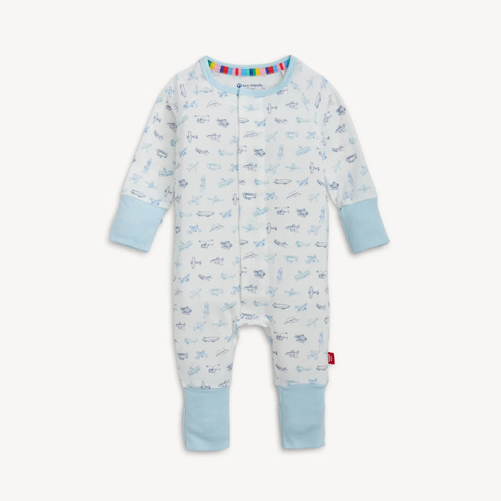 Magnetic Convertible Coverall | Airplanes