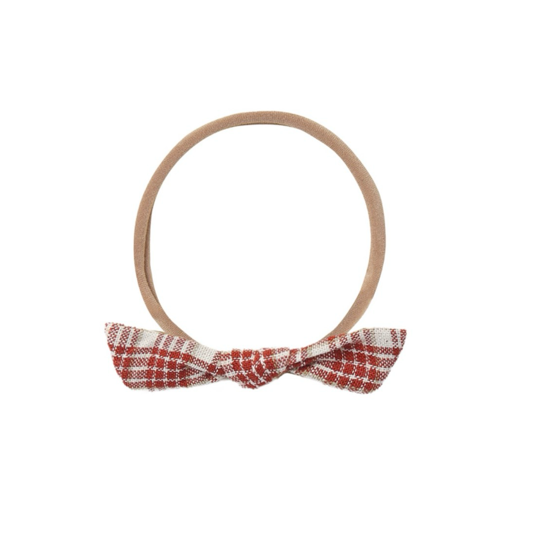 Little Knot Headband | Vintage Plaid