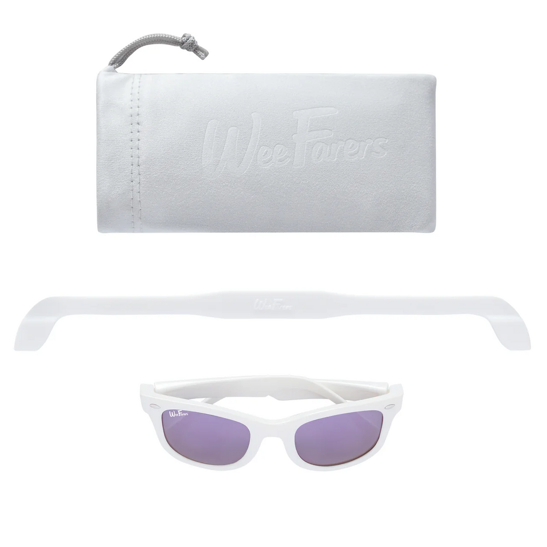 Polarized WeeFarers® White and Purple