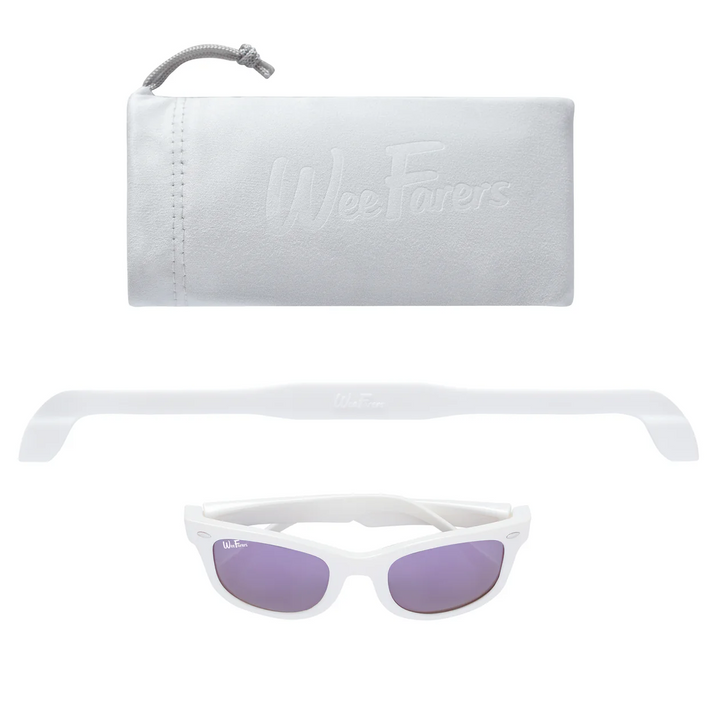 Polarized WeeFarers® White and Purple