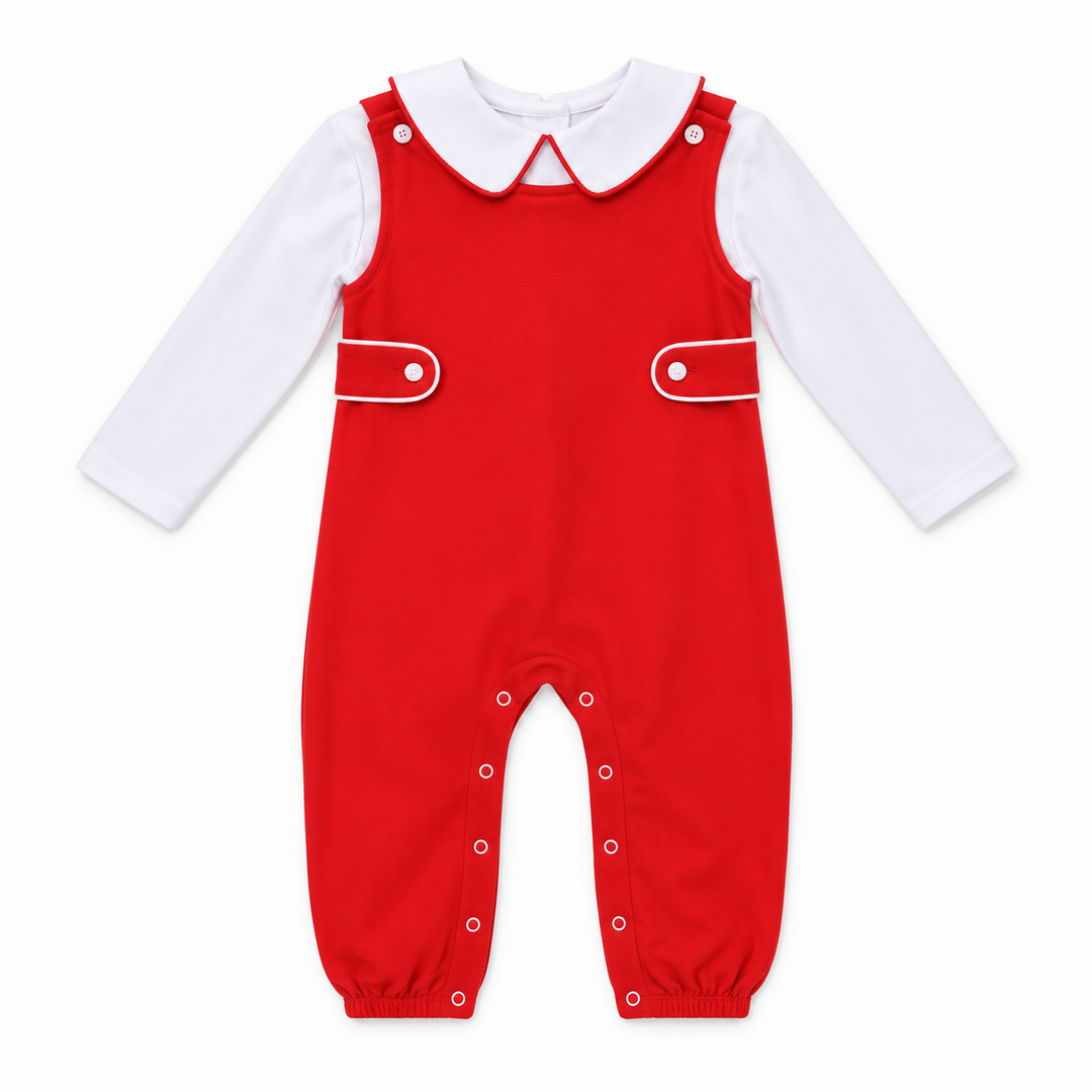 Elijah Jon Jon Set - Red