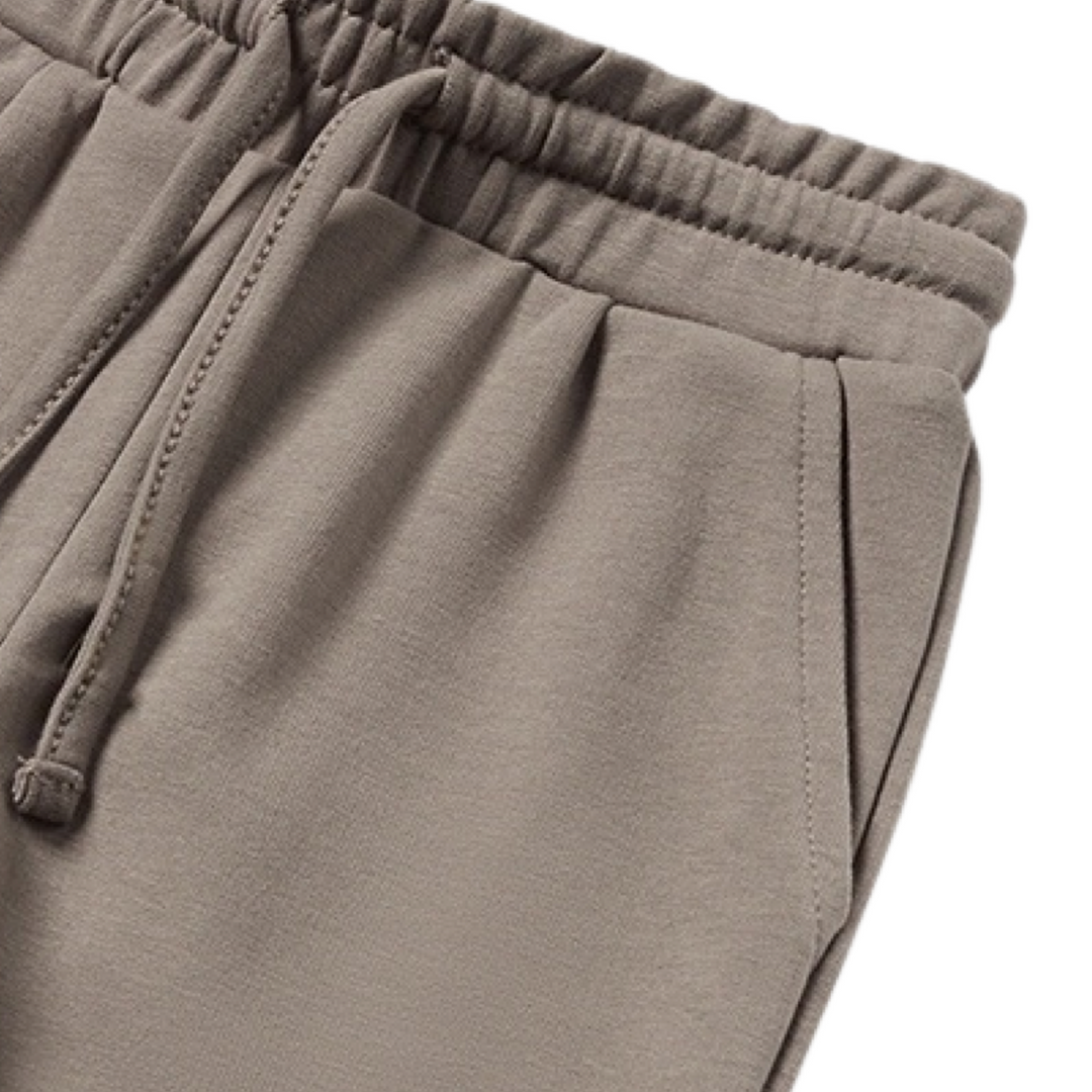 Taupe Infant Boys Knit Pants