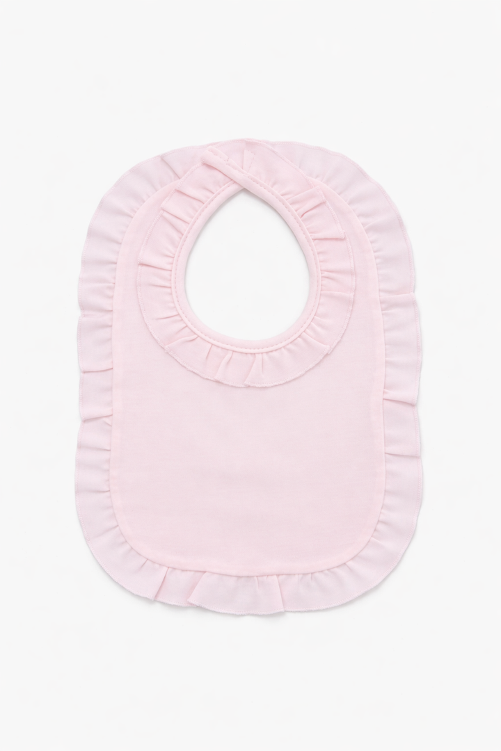 3-Piece Baby Gift Set: Blanket, Burp, Bib | Pearl Pink