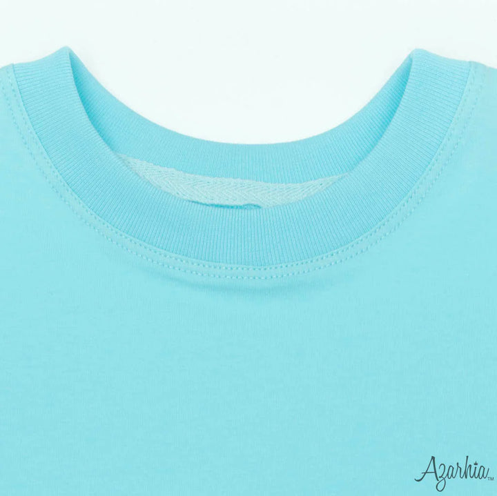 Boxy T | Solid Sky Blue