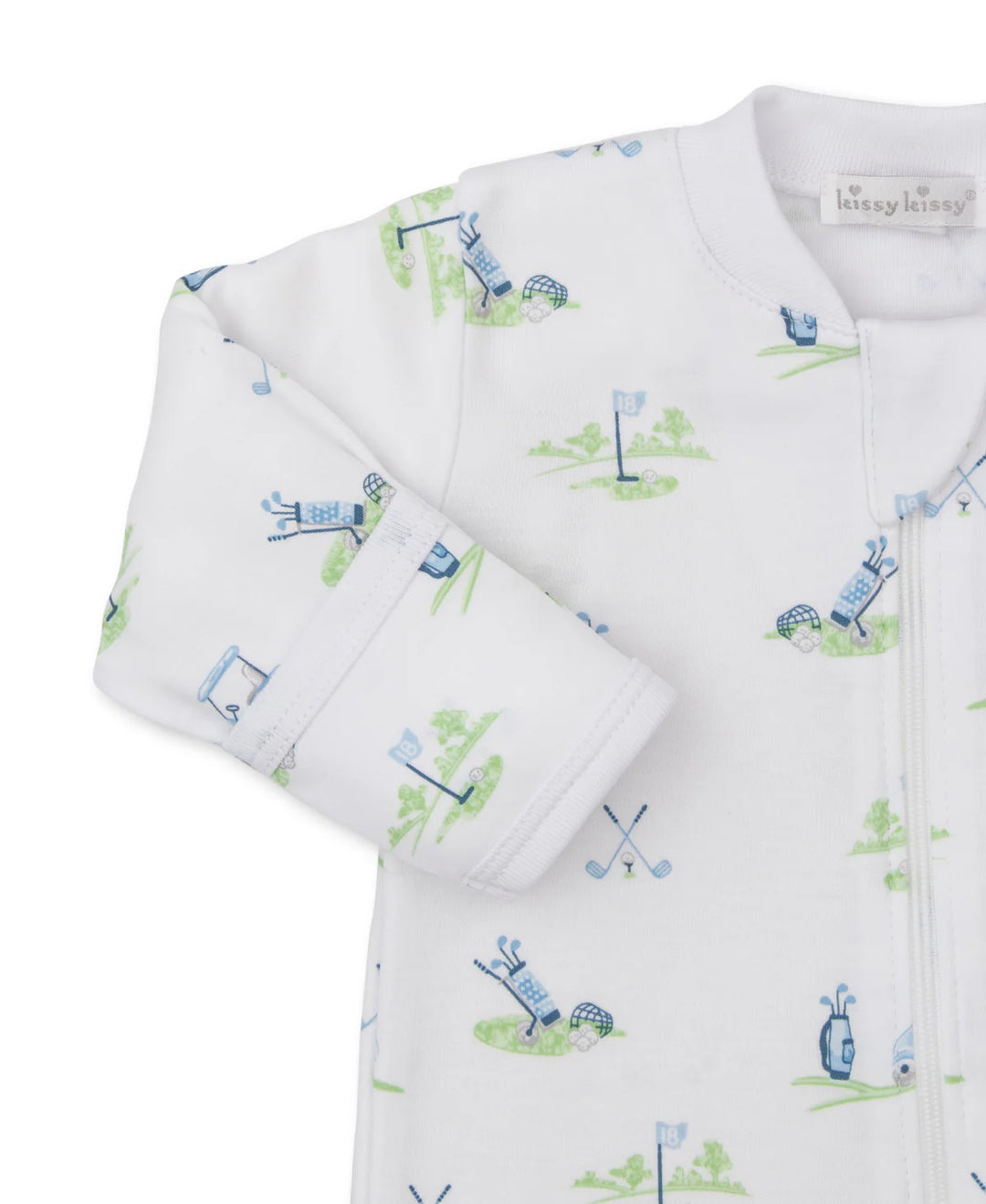 Fairway Foursome Blue Zipped Footie