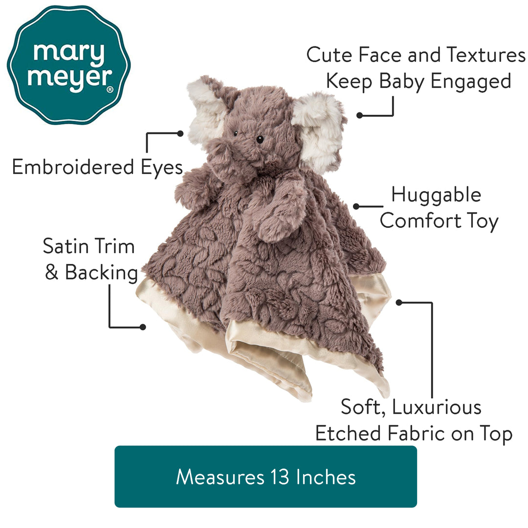 Putty Nursery Elephant Character Blanket - 13X13