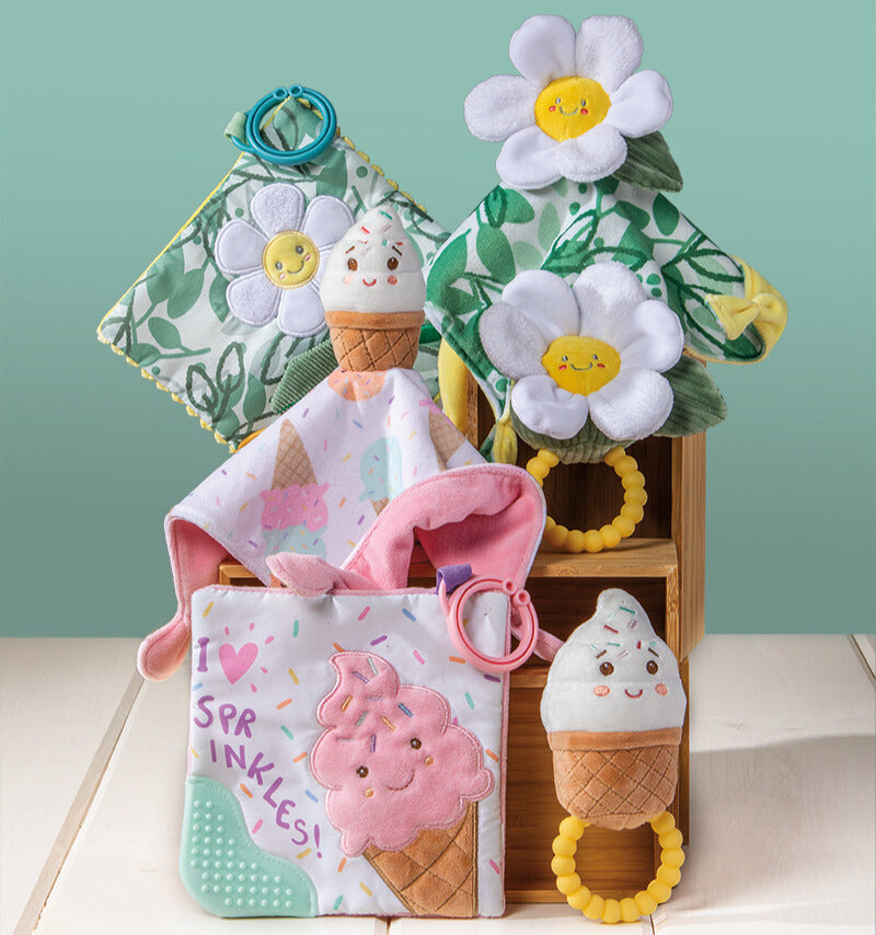 Sweet Soothie Ice Cream Teether Rattle – 5″