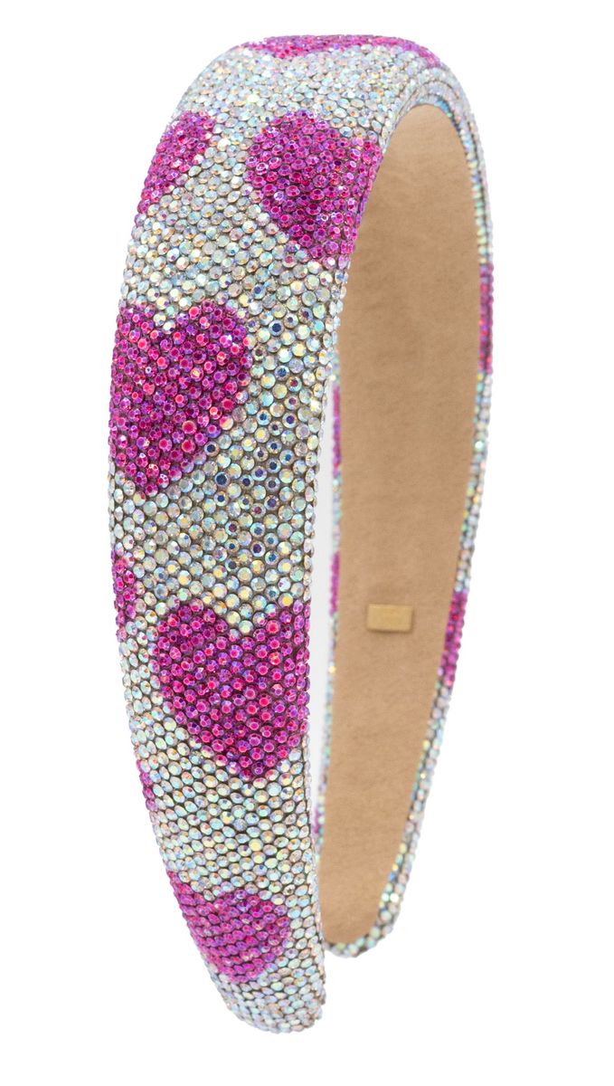 Fully Crystallized Heart Headband