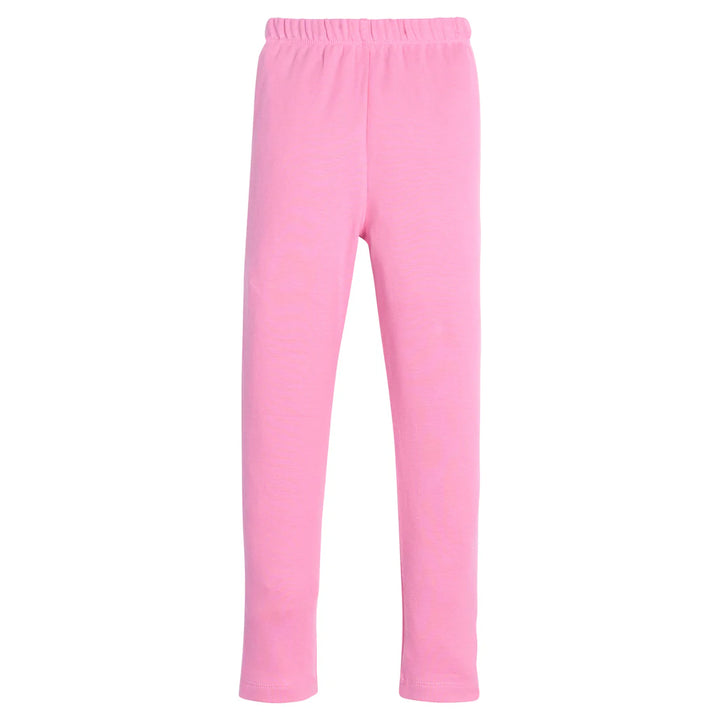 Girls Pink Leggings - Hot Pink