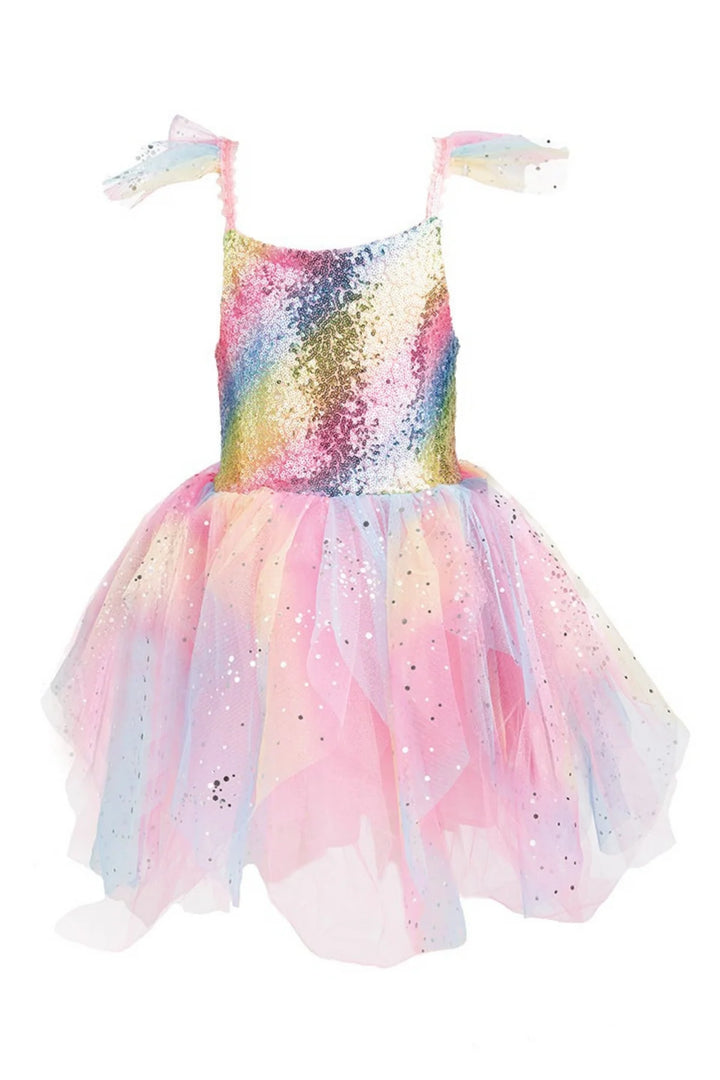 Rainbow Fairy Dress & Wings: 3/4