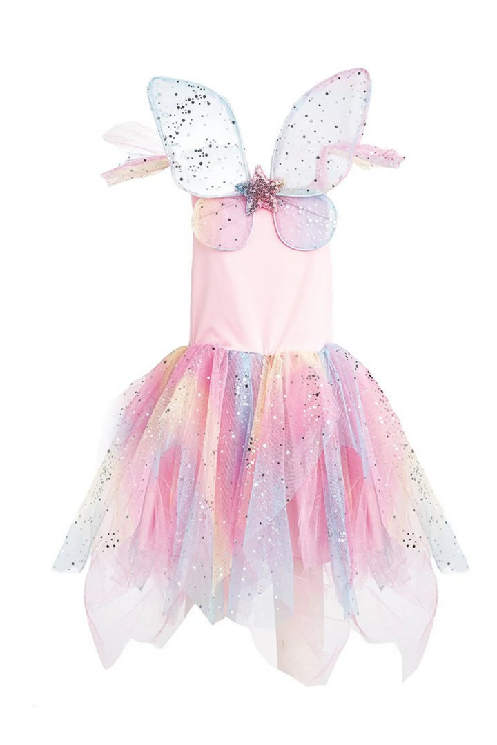 Rainbow Fairy Dress & Wings: 3/4