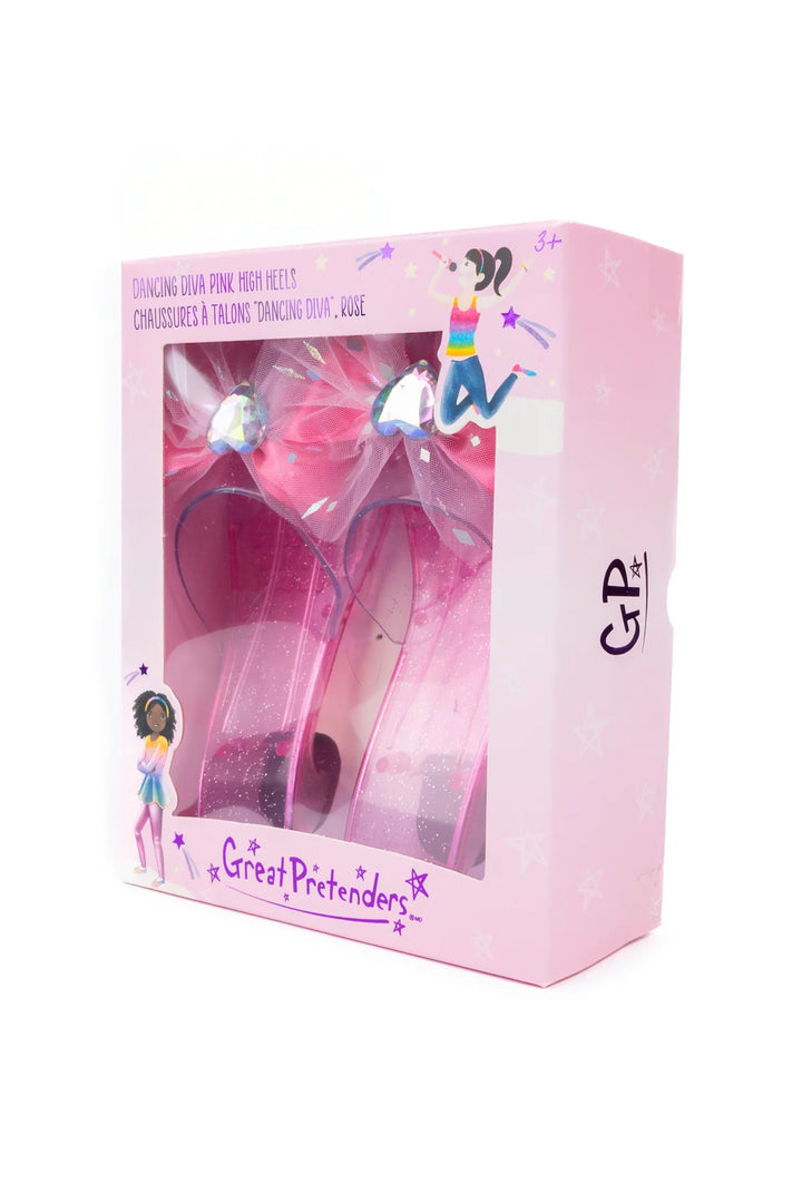 Dancing Diva Pink High Heels: O/S
