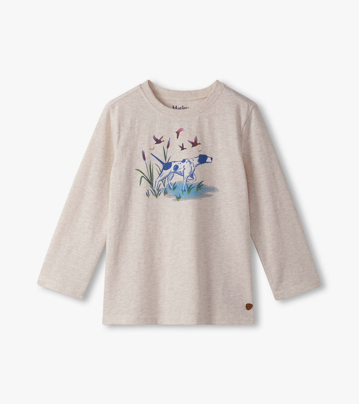 Boys Hunting Dog Graphic Tee