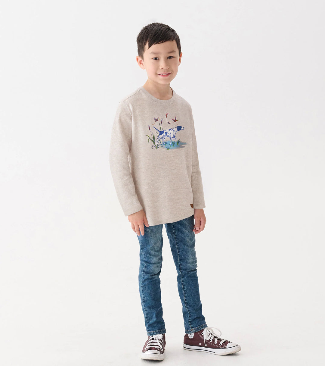 Boys Hunting Dog Graphic Tee