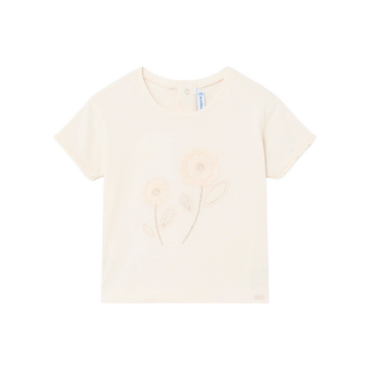 Mayoral Girls Baby & Toddler Embroidered Shirt Chickpea