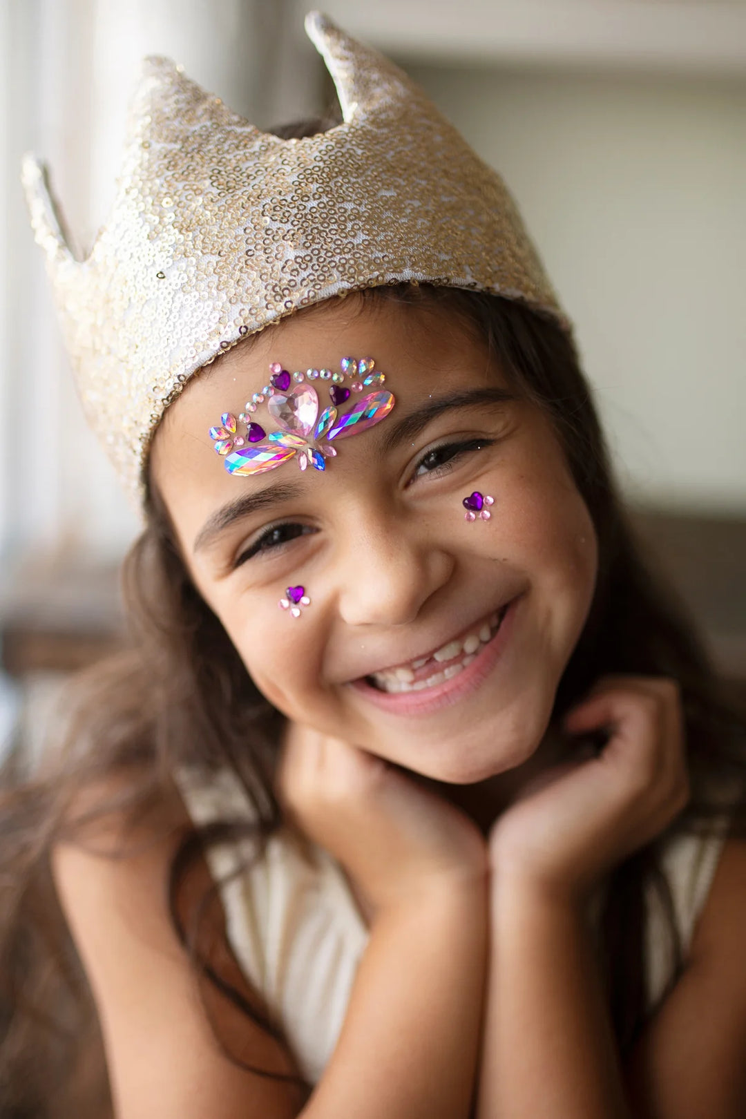 Gracious Gold Sequin Crown