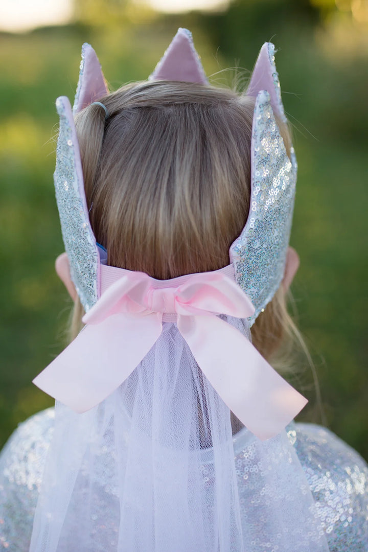 Sequins Crown With Veil