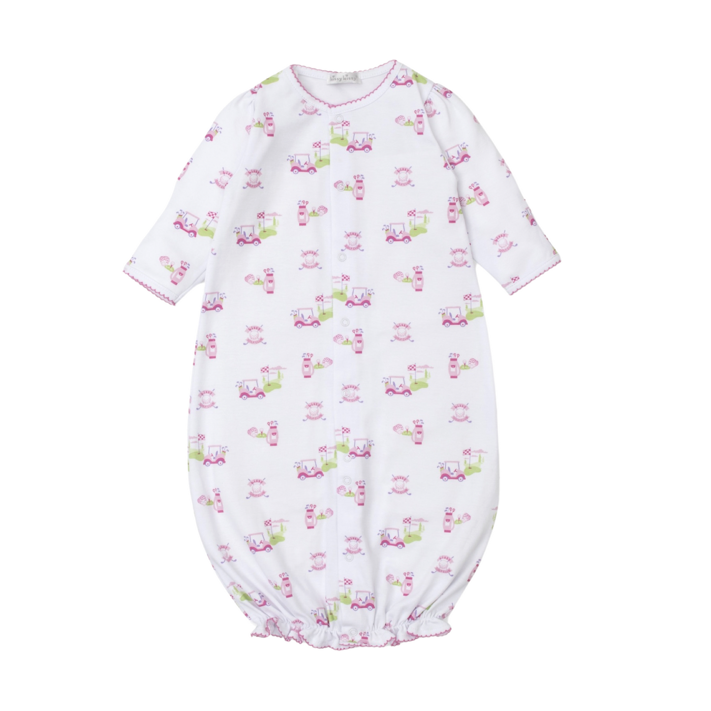 Kissy Golf Club Infant Converter Gown - Pink