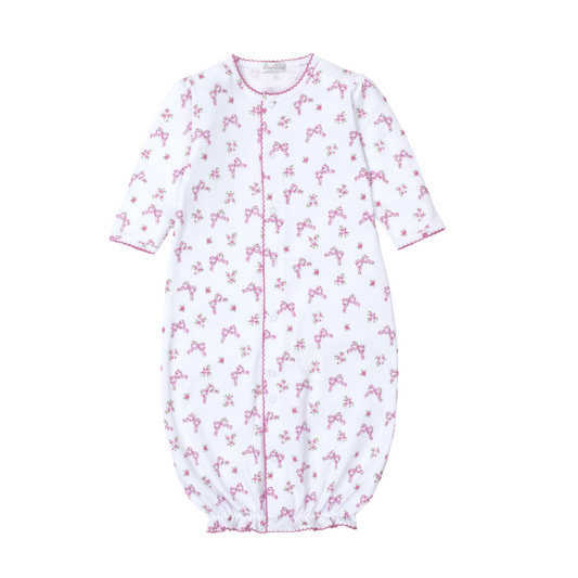 Blooming Bows Pink Infant Converter Gown