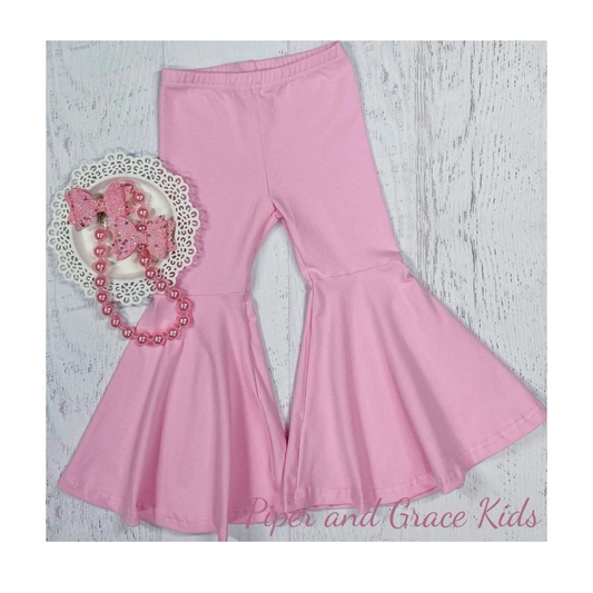 Pink Flare Bell Bottom Pants 4T, 8, 10