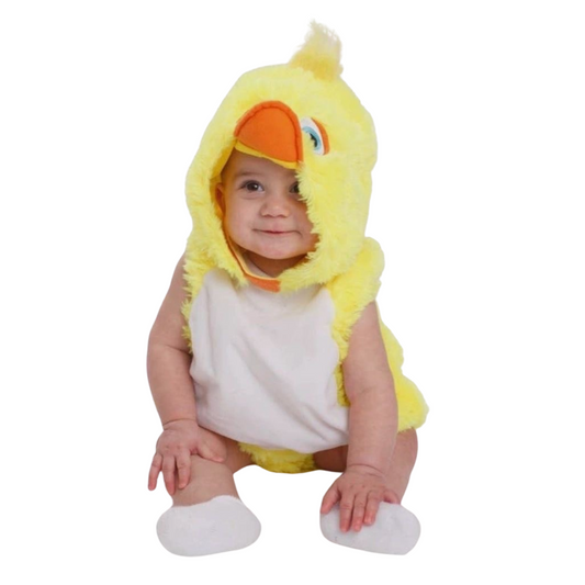 Infant Yellow Duck Halloween Costume: 0-6M, 6-12M, 12-24M
