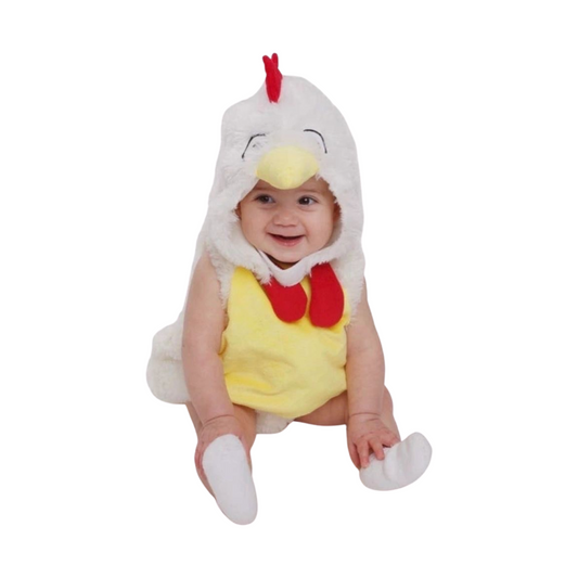 Infant Rooster Chicken Halloween Costume: 0-6M, 6-12M, 12-24M