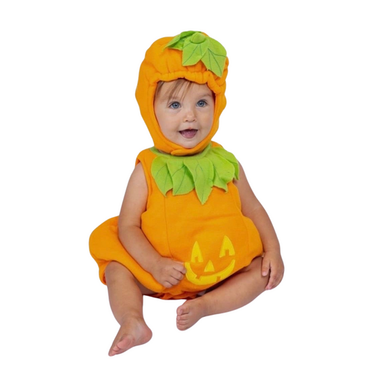 Infant Pumpkin Halloween Costume: 0-6M