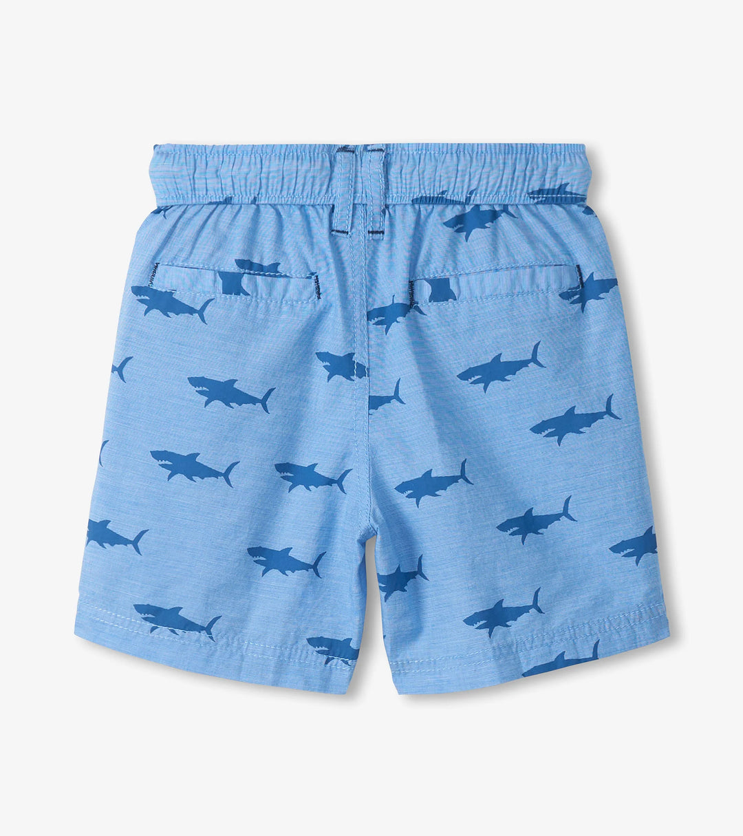 Boys Sharks Oxford Woven Shorts