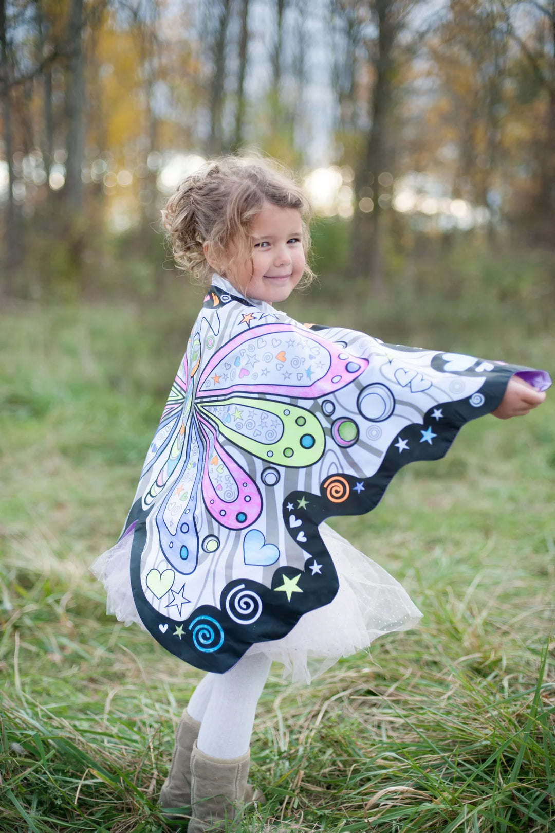 Colour-A-Cape Butterfly Wings Size 4-7