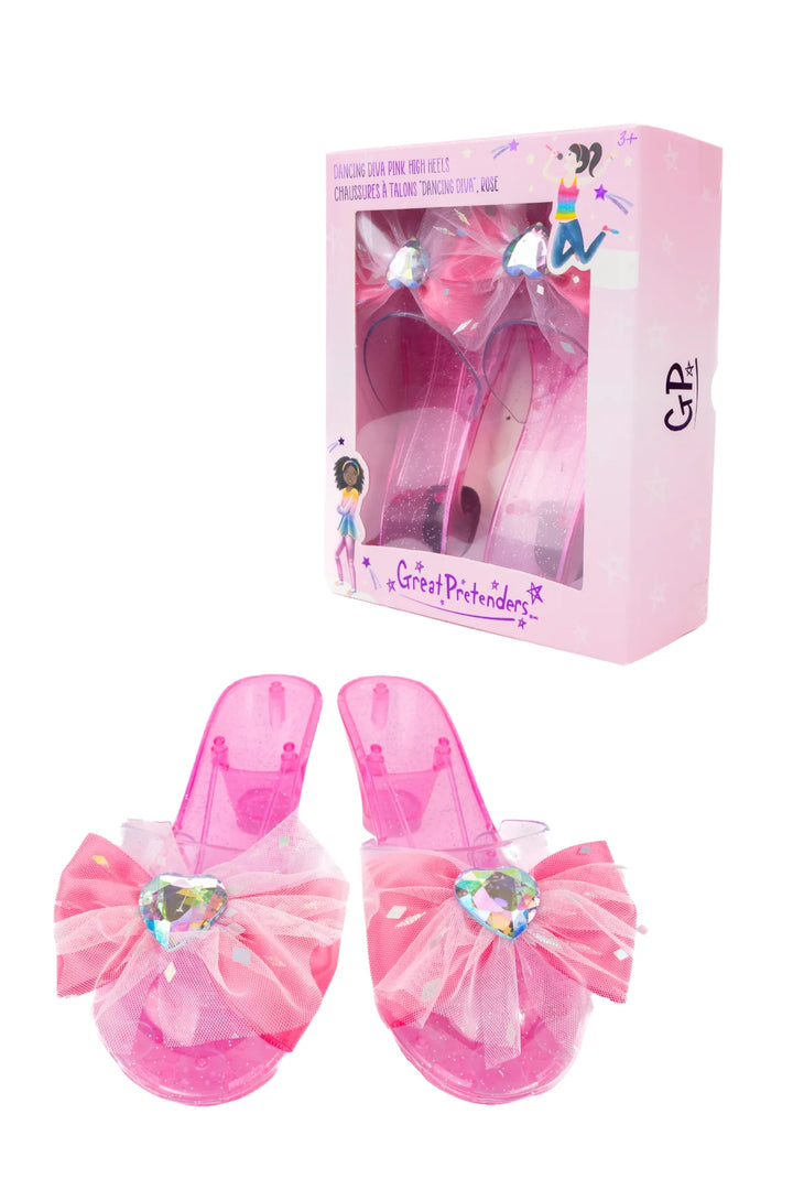 Dancing Diva Pink High Heels: O/S