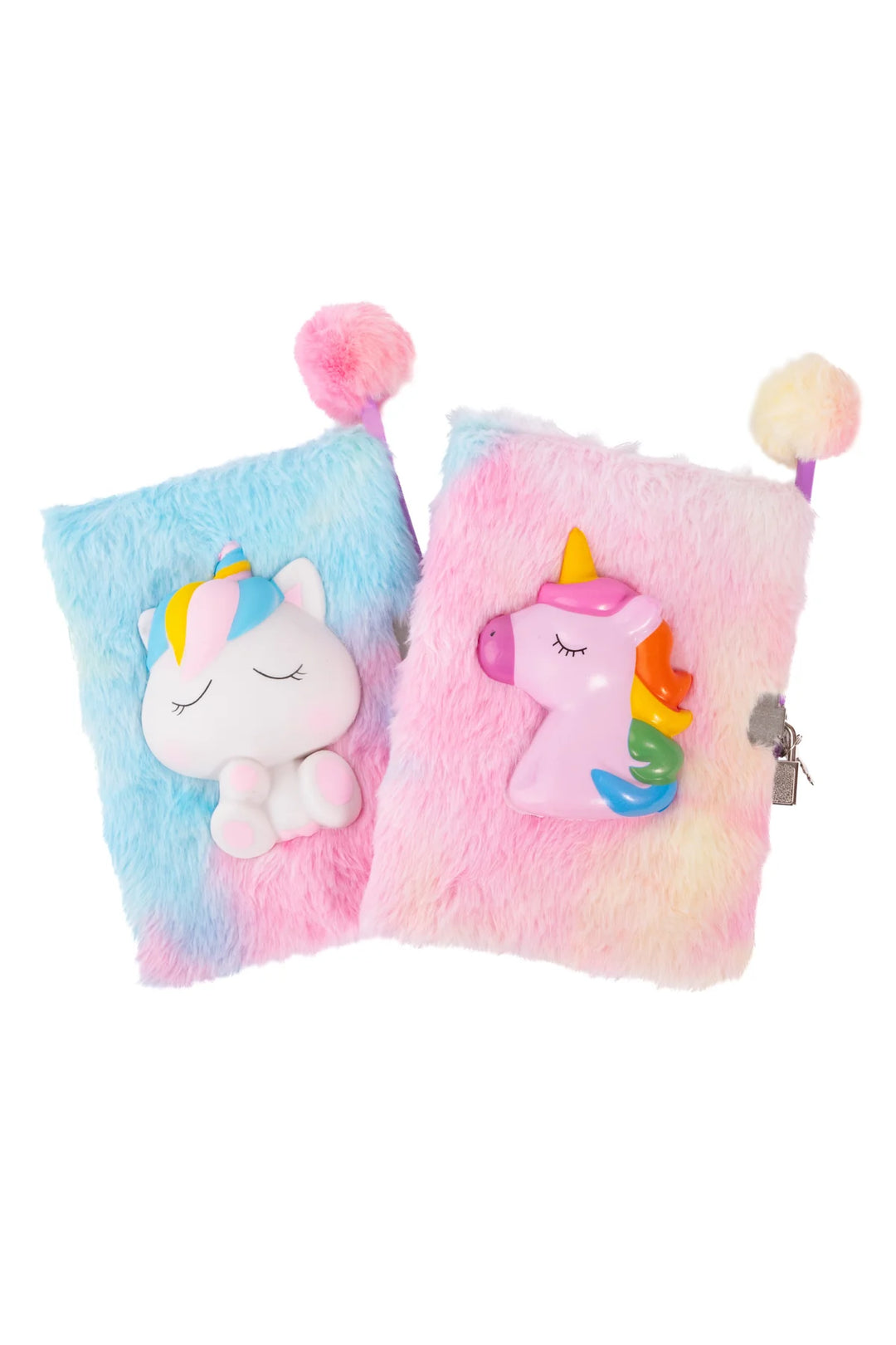Furry Friends Squishy Journal with Lock & Pen