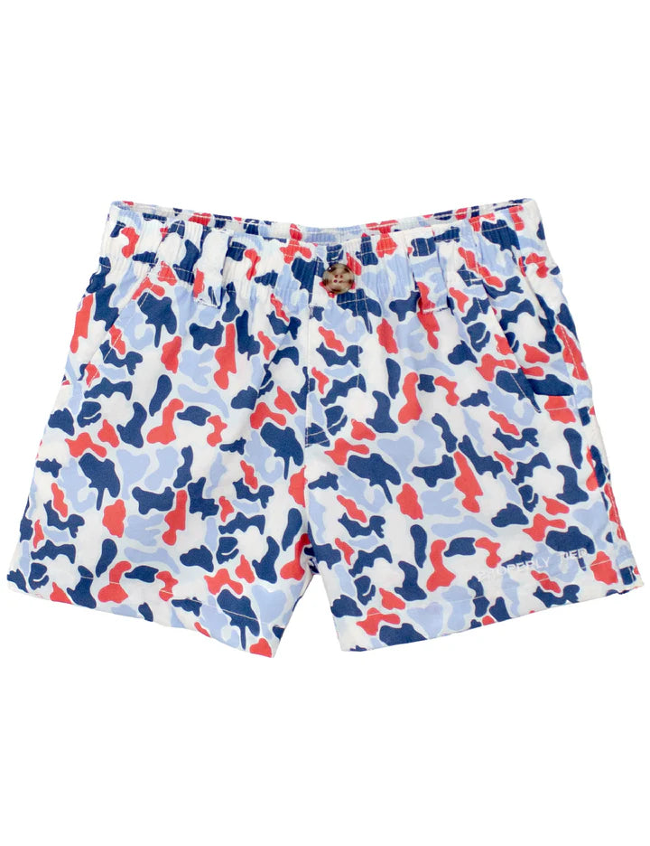 Boys Mallard Short Americana Camo