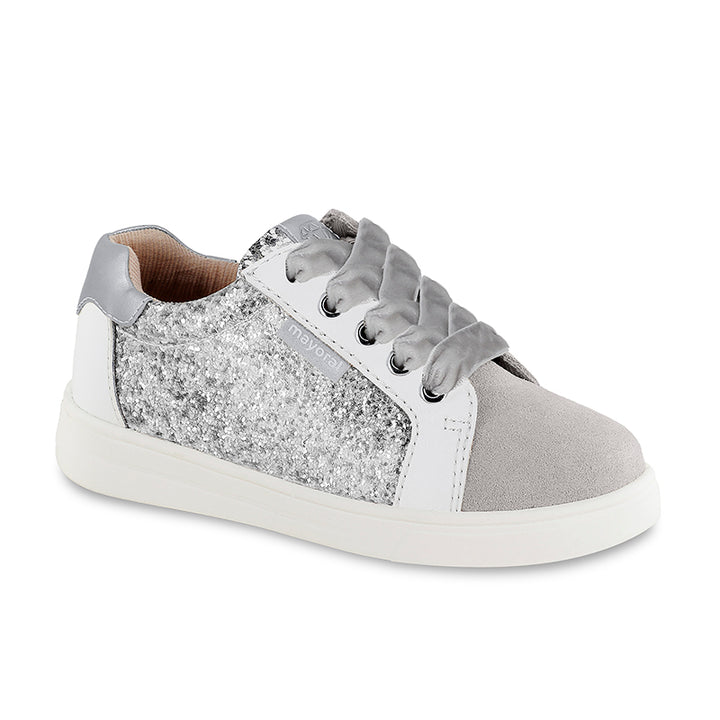 White with Silver Glitter Urban Sneaker