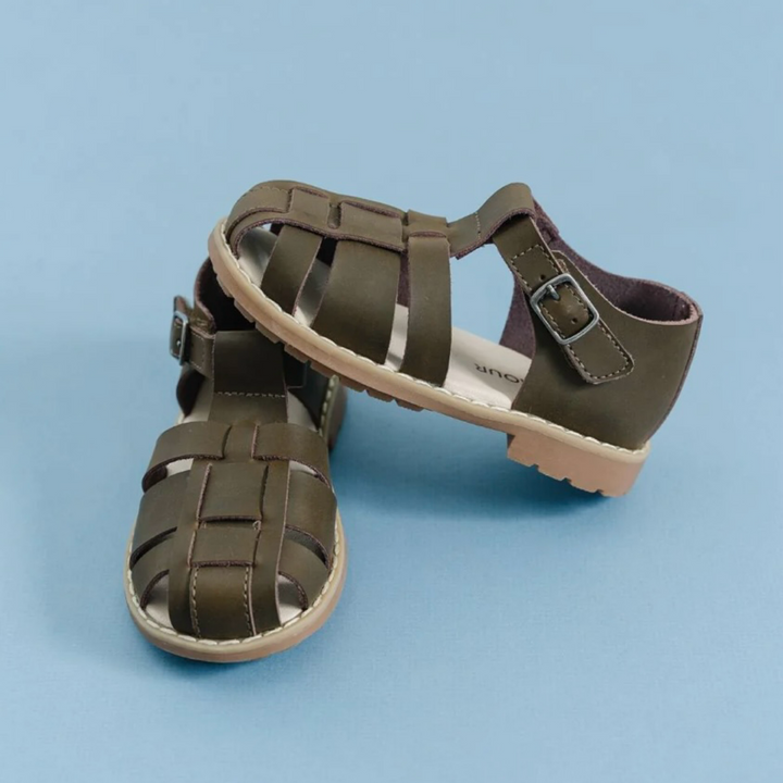 Aiden Boys Sandal - Brown