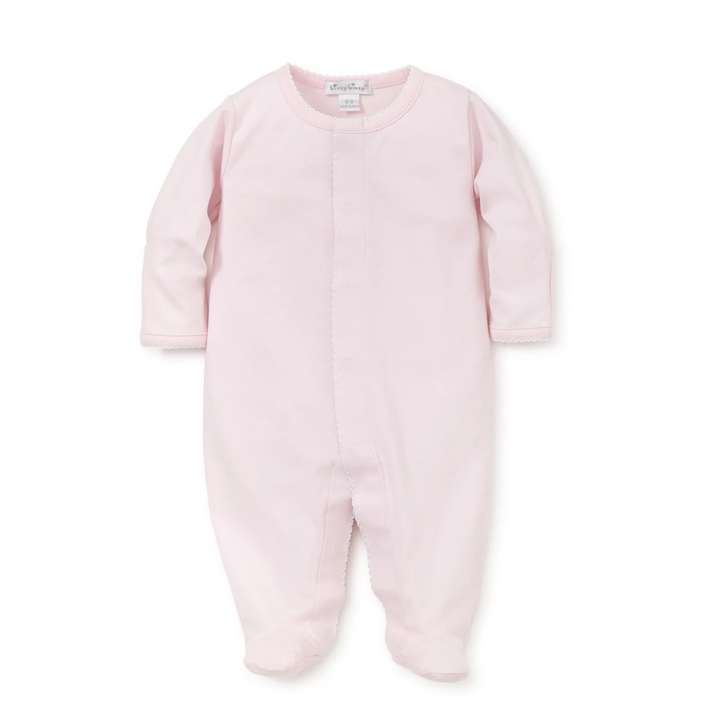 Pink/White Kissy Basics Footie