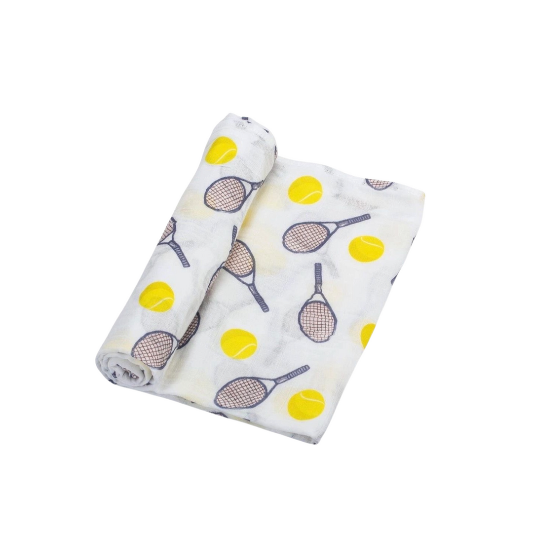 Tennis Baby Muslin Swaddle Blanket