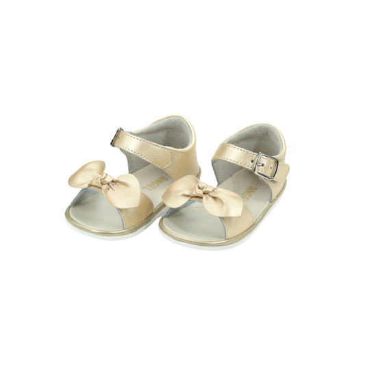 Jolie Bow Baby Sandal - Champagne