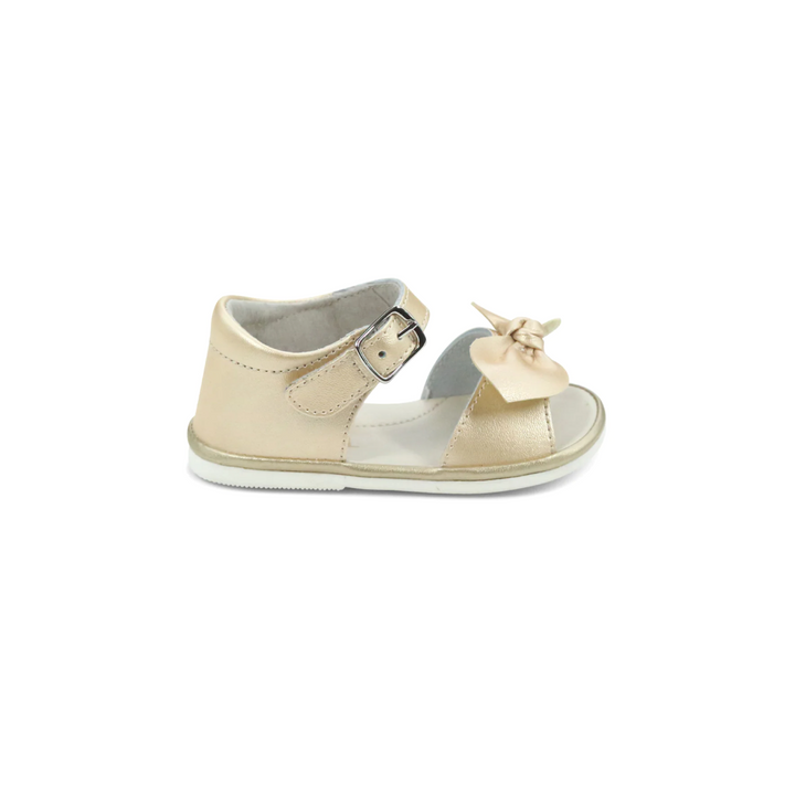 Jolie Bow Baby Sandal - Champagne