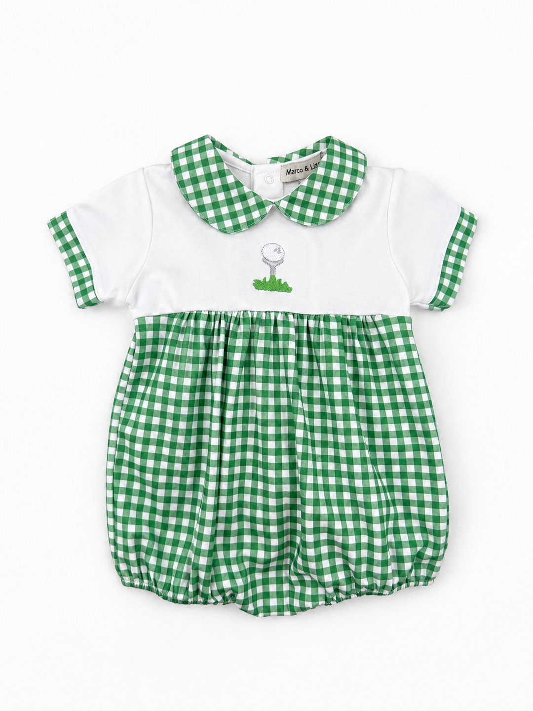 Green Gingham Golf Bubble