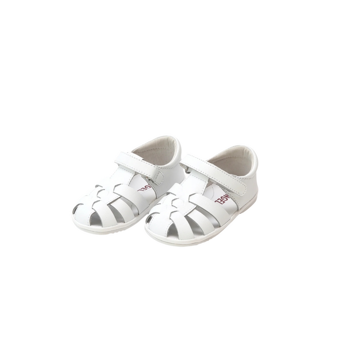 Mack Leather Fisherman Baby Boy Girl Sandal - White